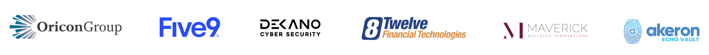 Logos of companies Akber Abbas has built and worked with
